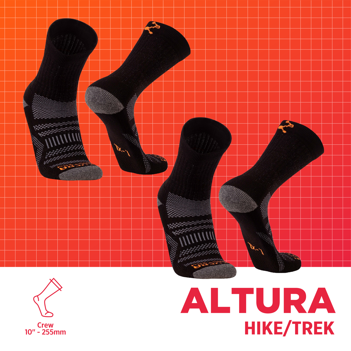 ALTURA Medias deportivas de Algodón Pima, 2 pares