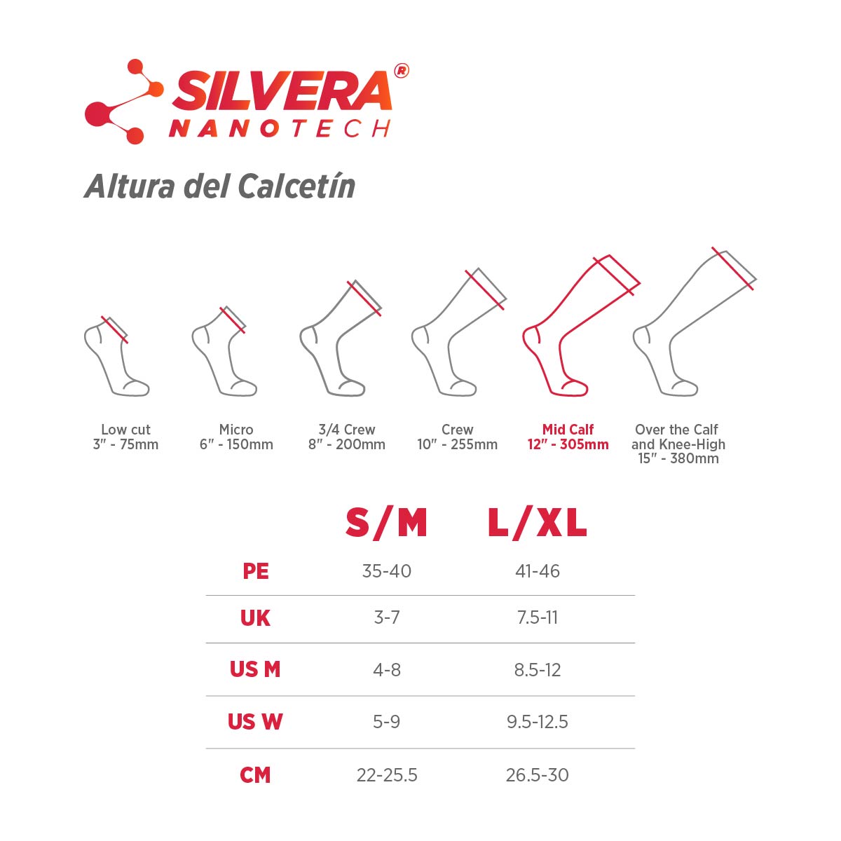 Pulsar Cotton | Medias de Compresion 15-20 mmHg