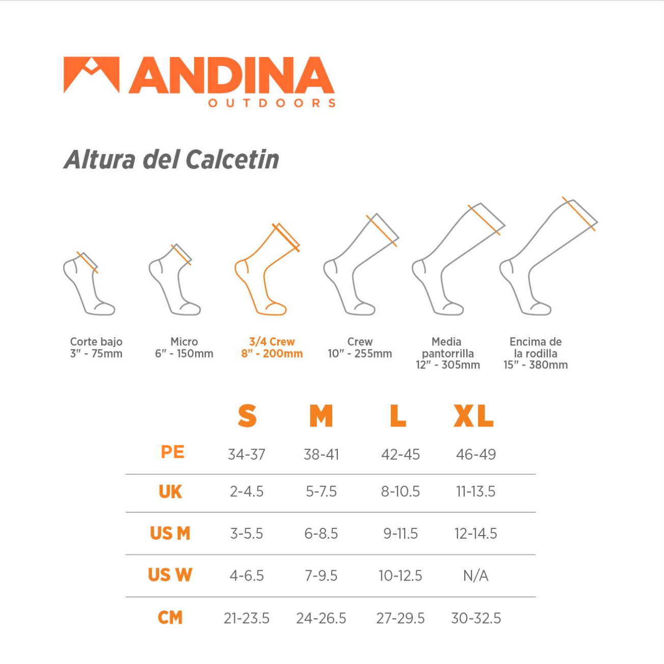 ANDANTE | Medias Trekking