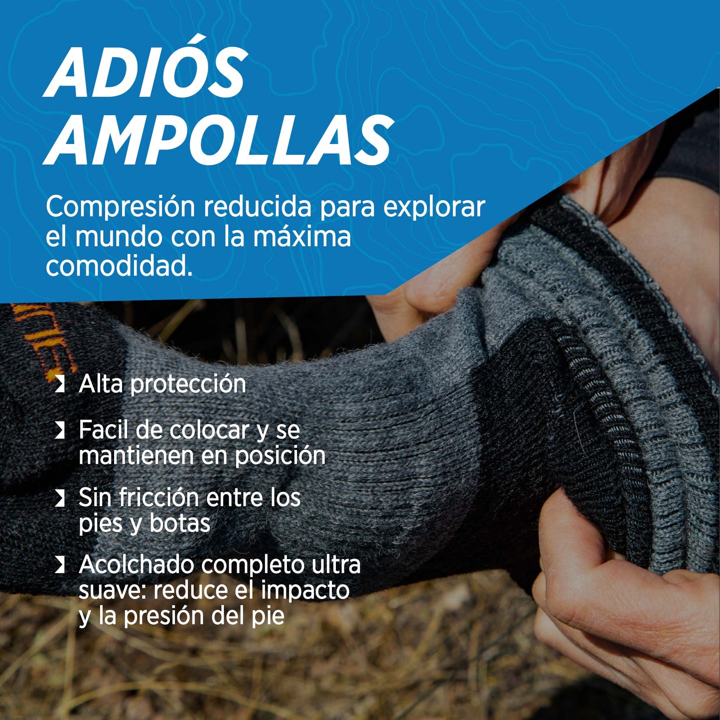 ZERO PRESSURE | Calcetines con Elástico Flexible, Para Diabéticos