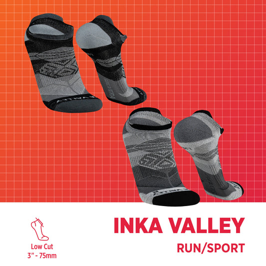 Medias Taloneras de Compresion | Inka Valley 2-Pack