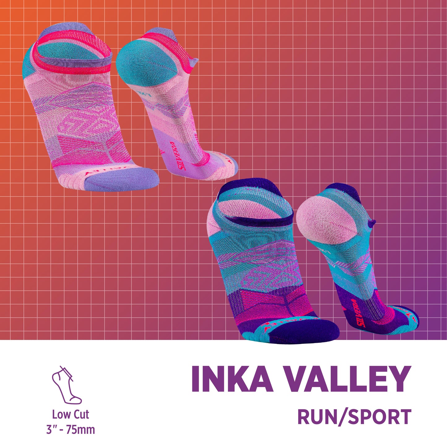 Medias Taloneras de Compresion | Inka Valley 2-Pack