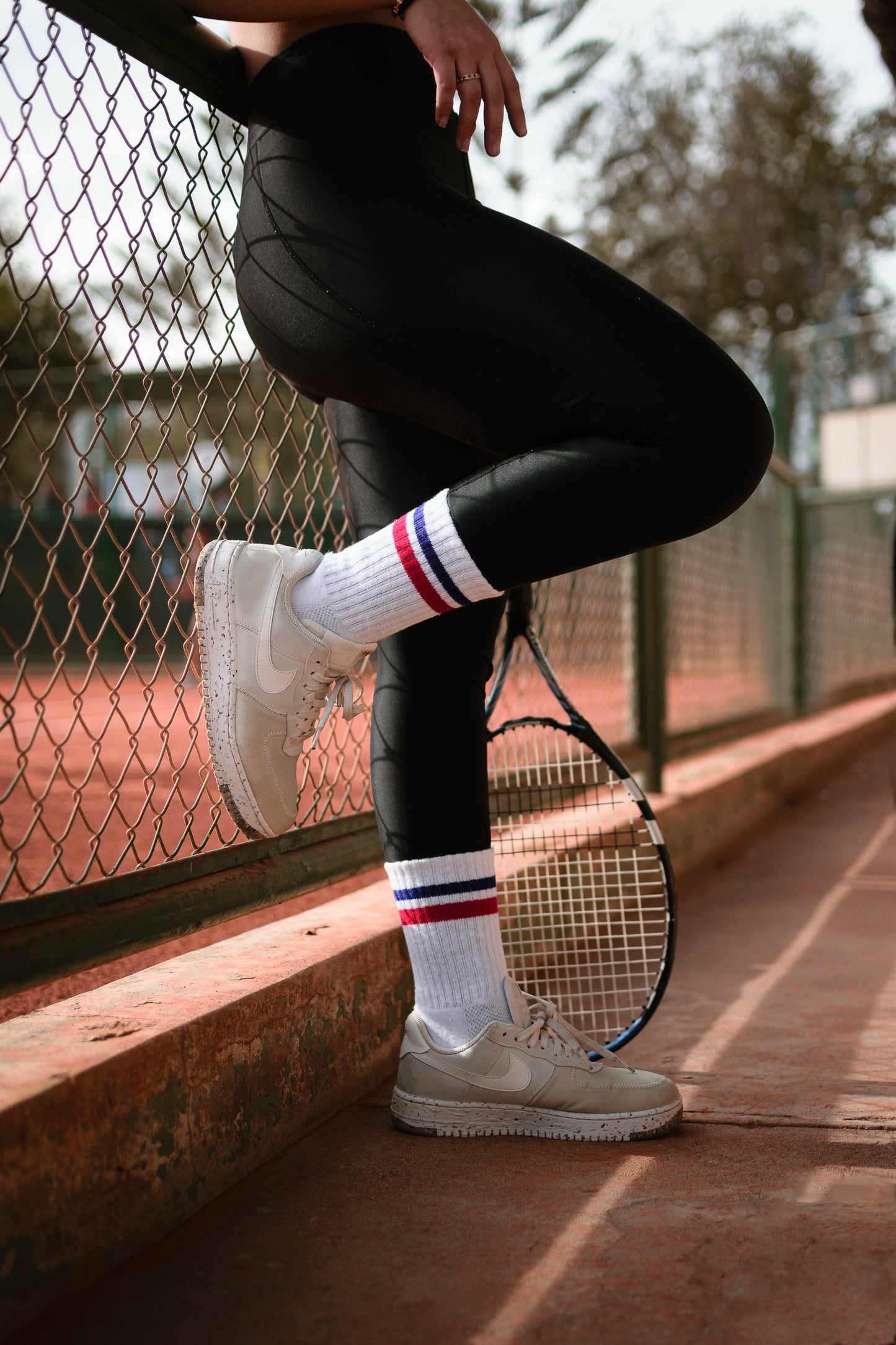 Medias Deportivas | Retro Stripes Azules, 03-Pack