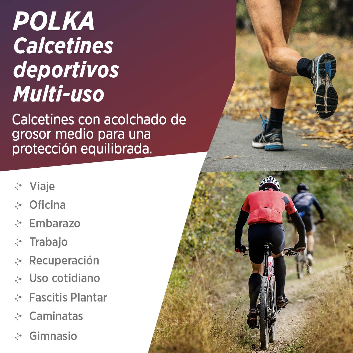 Medias de Vestir Unisex | Polka, 03-Pack