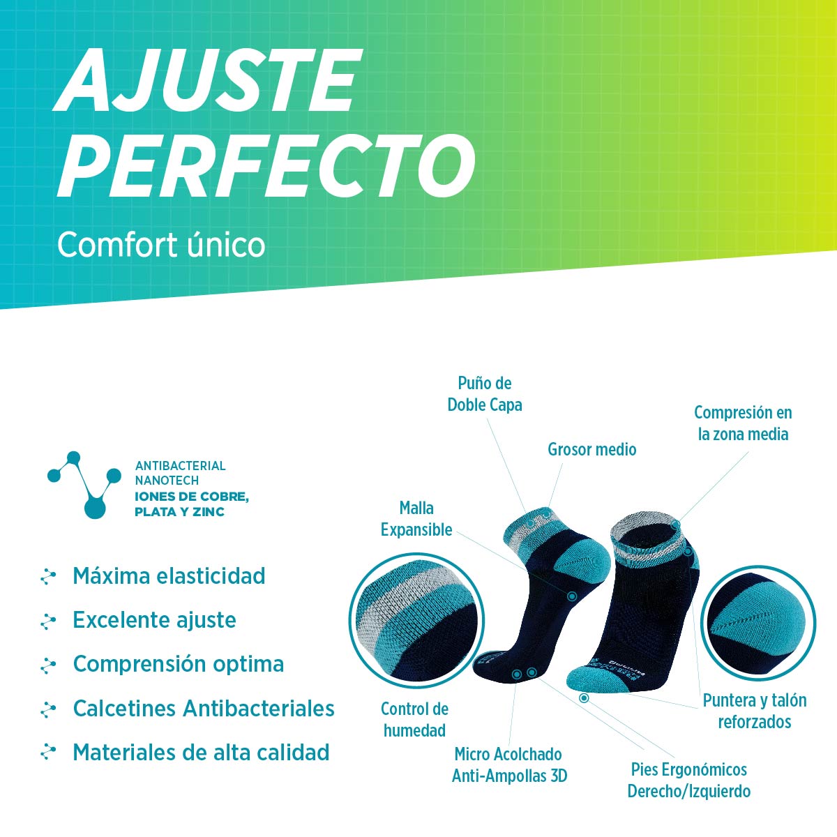Medias de Compresión | Gamma 2-Pack