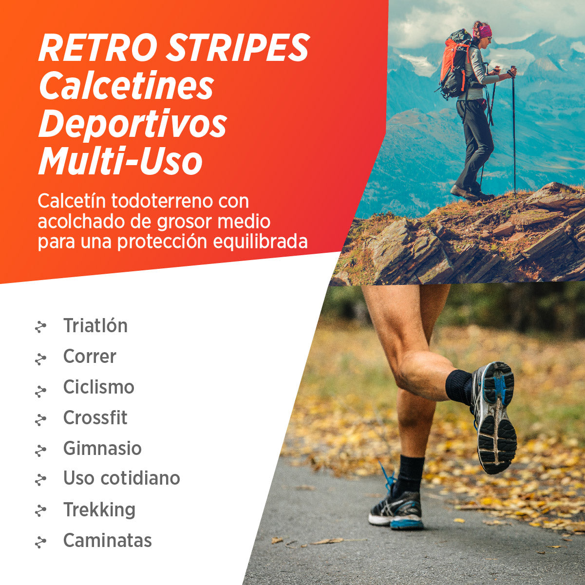 Medias All-Sports | PRISMA CloudRun, 03-Pack
