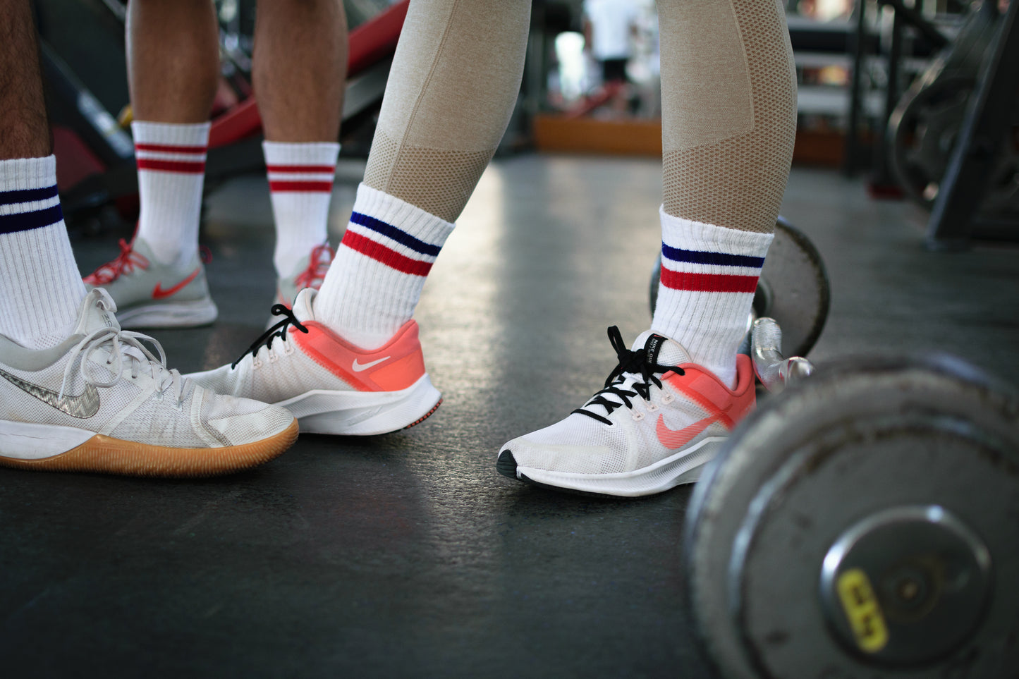 Medias Deportivas | Retro Stripes Azules, 03-Pack