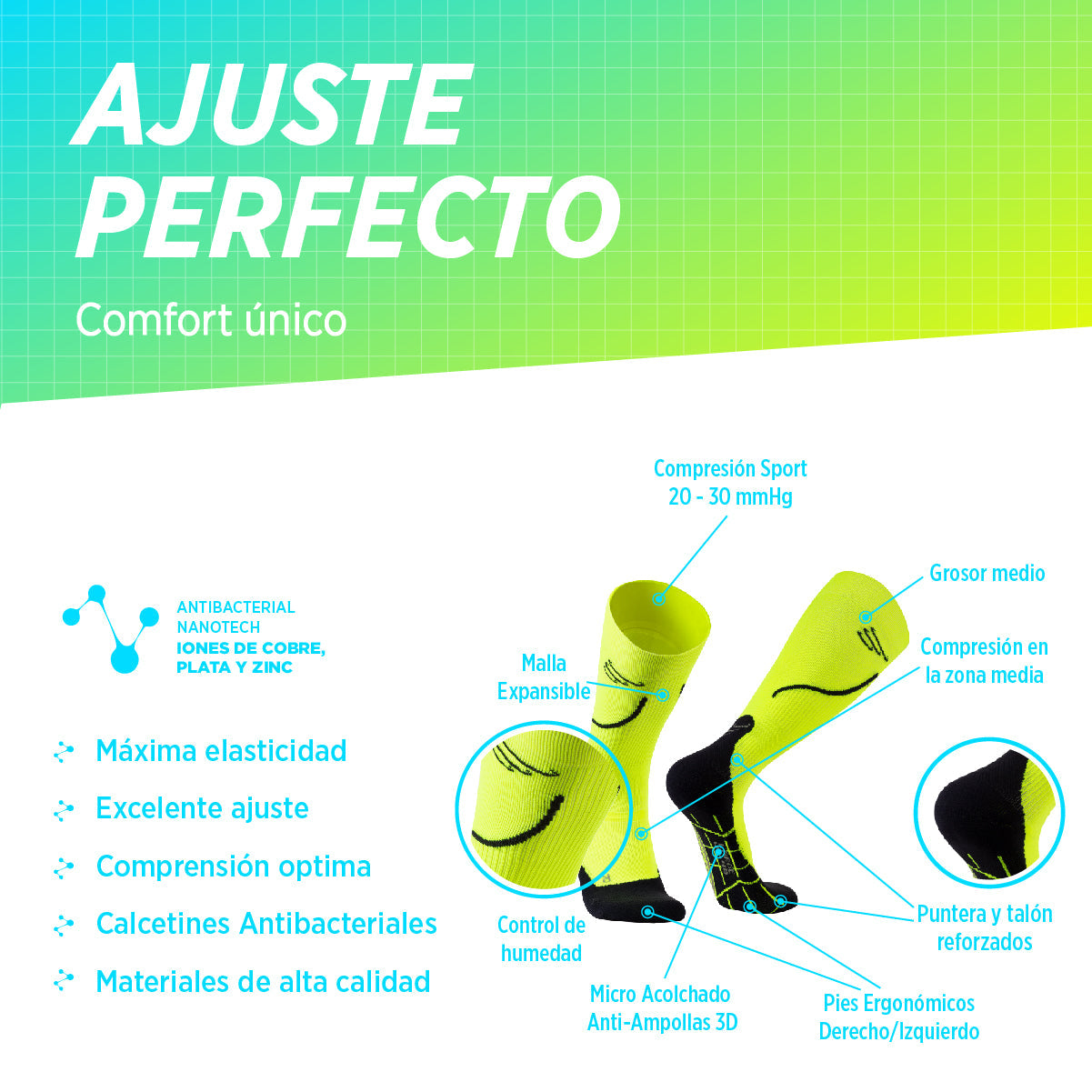 MEDIAS DE COMPRESIÓN DEPORTIVA