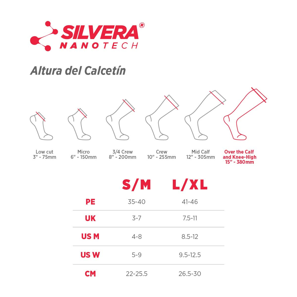 Medias largas de compresión 20-30 mmHg ATLAS PRO
