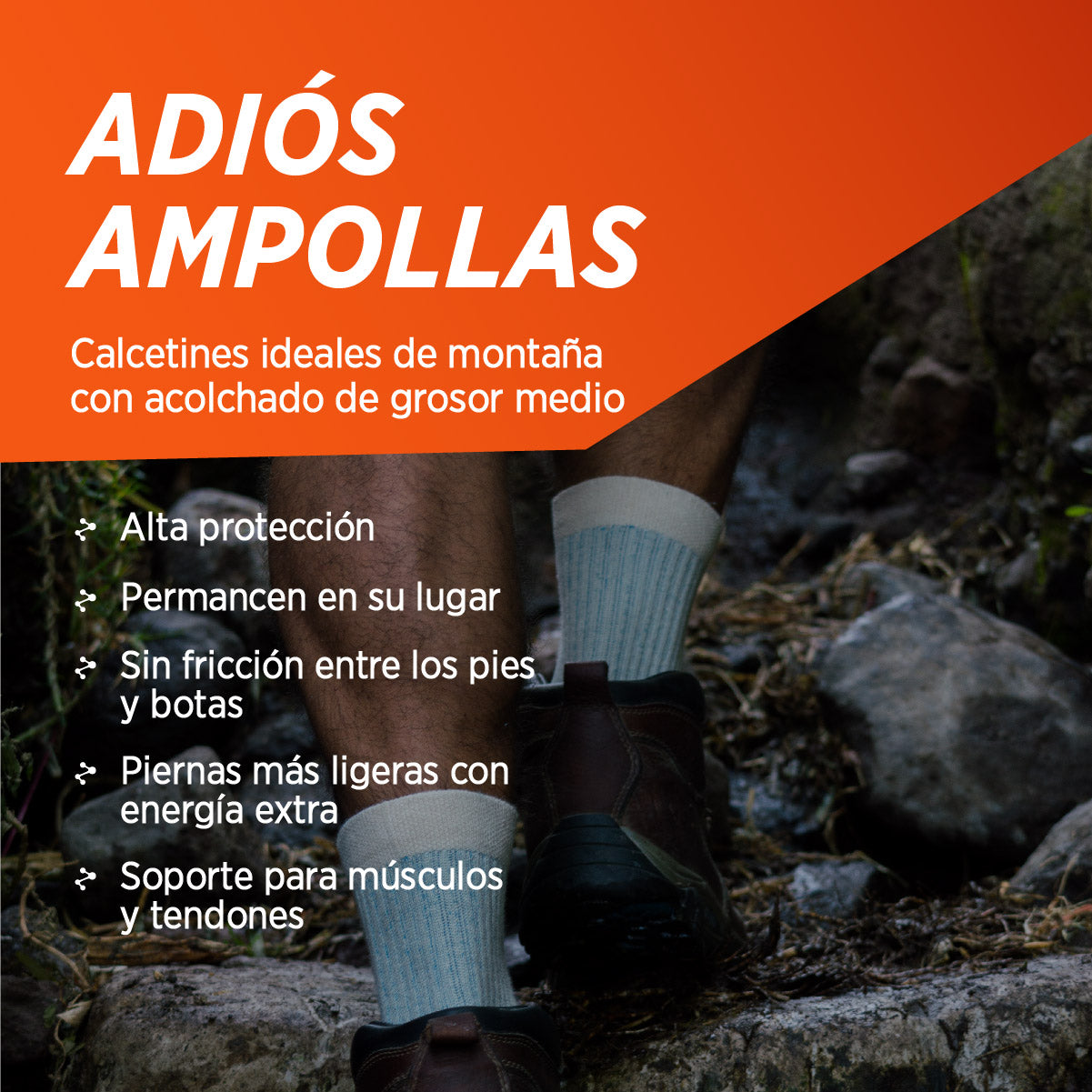 ALTURA Trekking Socks. Medias Deportivas de Algodón Pima, 2 Pares