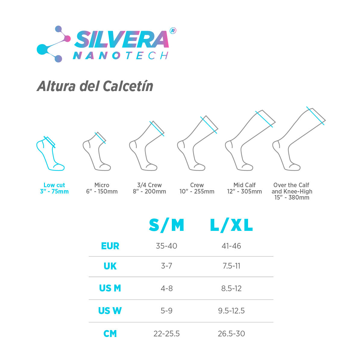 Medias Cortas Algodon Pima | Austral Tab, 03-Pack