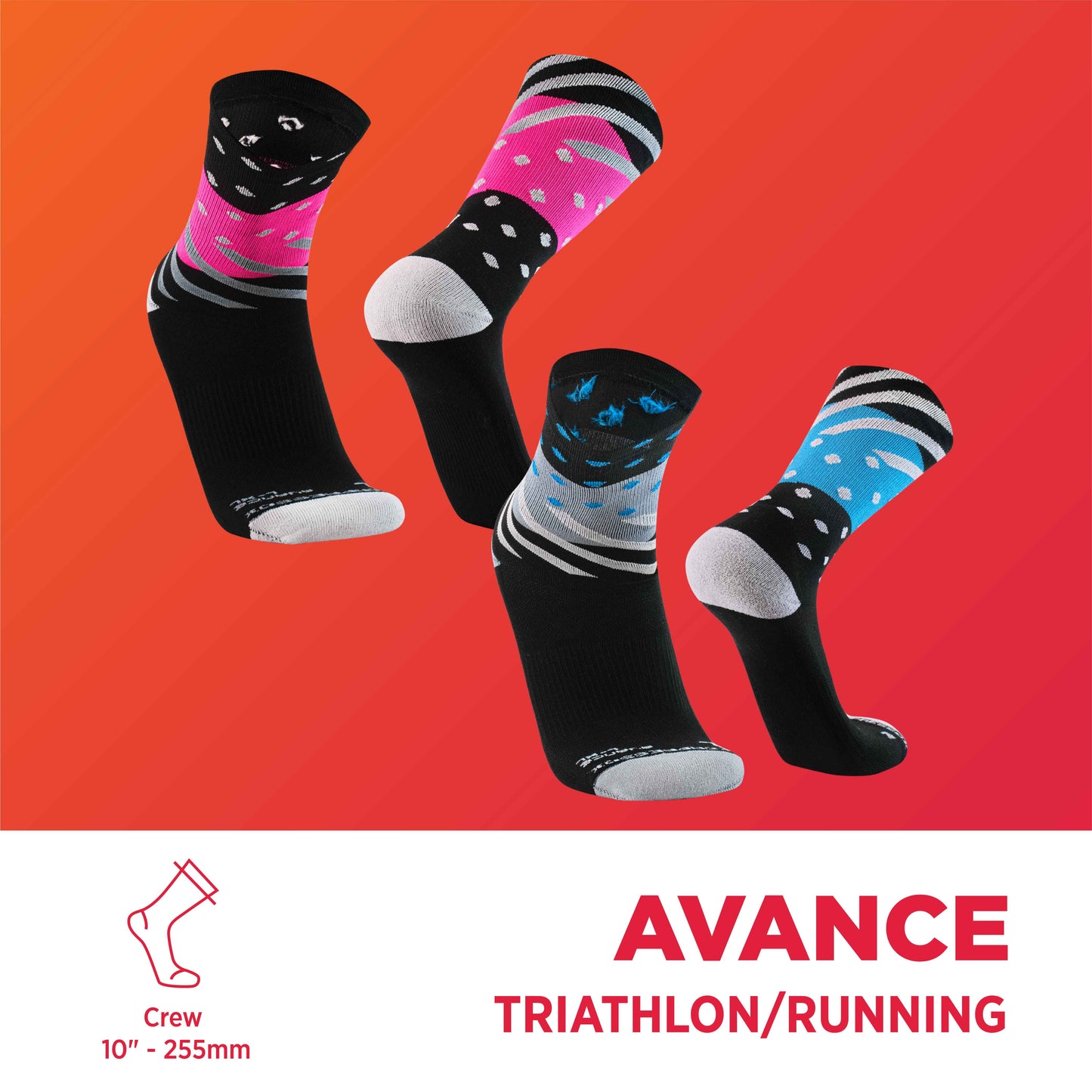 Medias de Compresión | Avance Triathlon, 02-Pack
