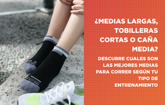 ¿Medias largas, tobilleras cortas o caña media? Descubre cuales son las mejores medias para correr según tu tipo de entrenamiento