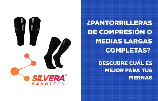 ¿Pantorrilleras de compresión o medias largas completas? Descubre cuál es mejor para tus piernas
