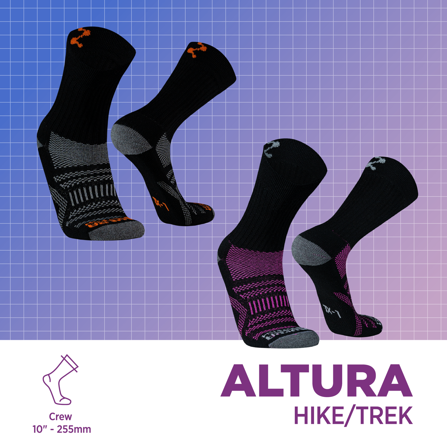 ALTURA Medias de Trekking, 2 Pack