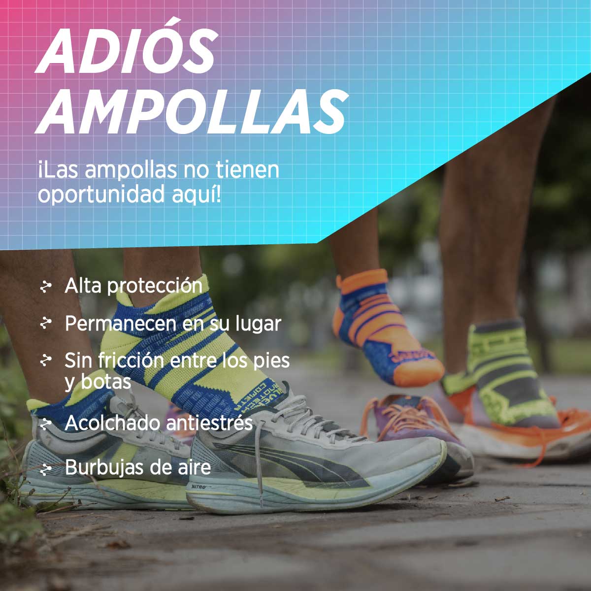 Medias Deportivas, para correr | Cometa 3-Pack