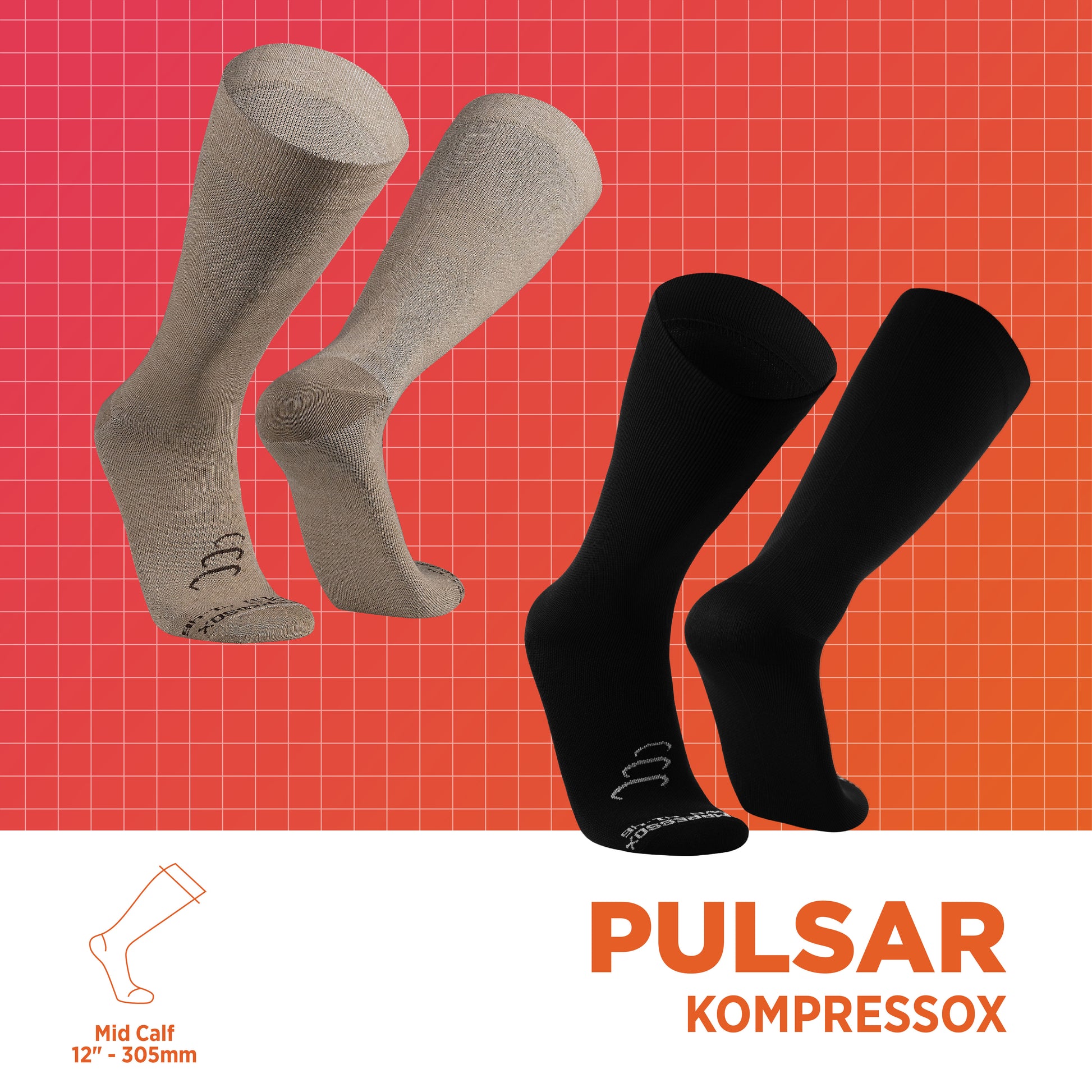 Medias de Compresión de Algodón Pima | Pulsar Cotton – Silvera NanoTech