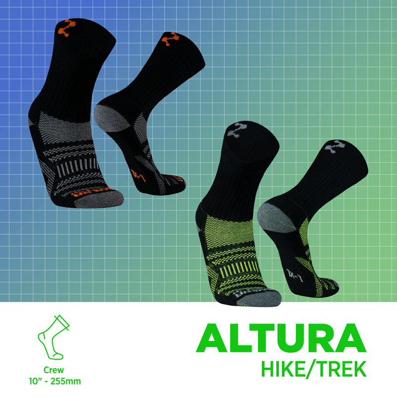 ALTURA Medias deportivas de Algodón Pima, 2 pares
