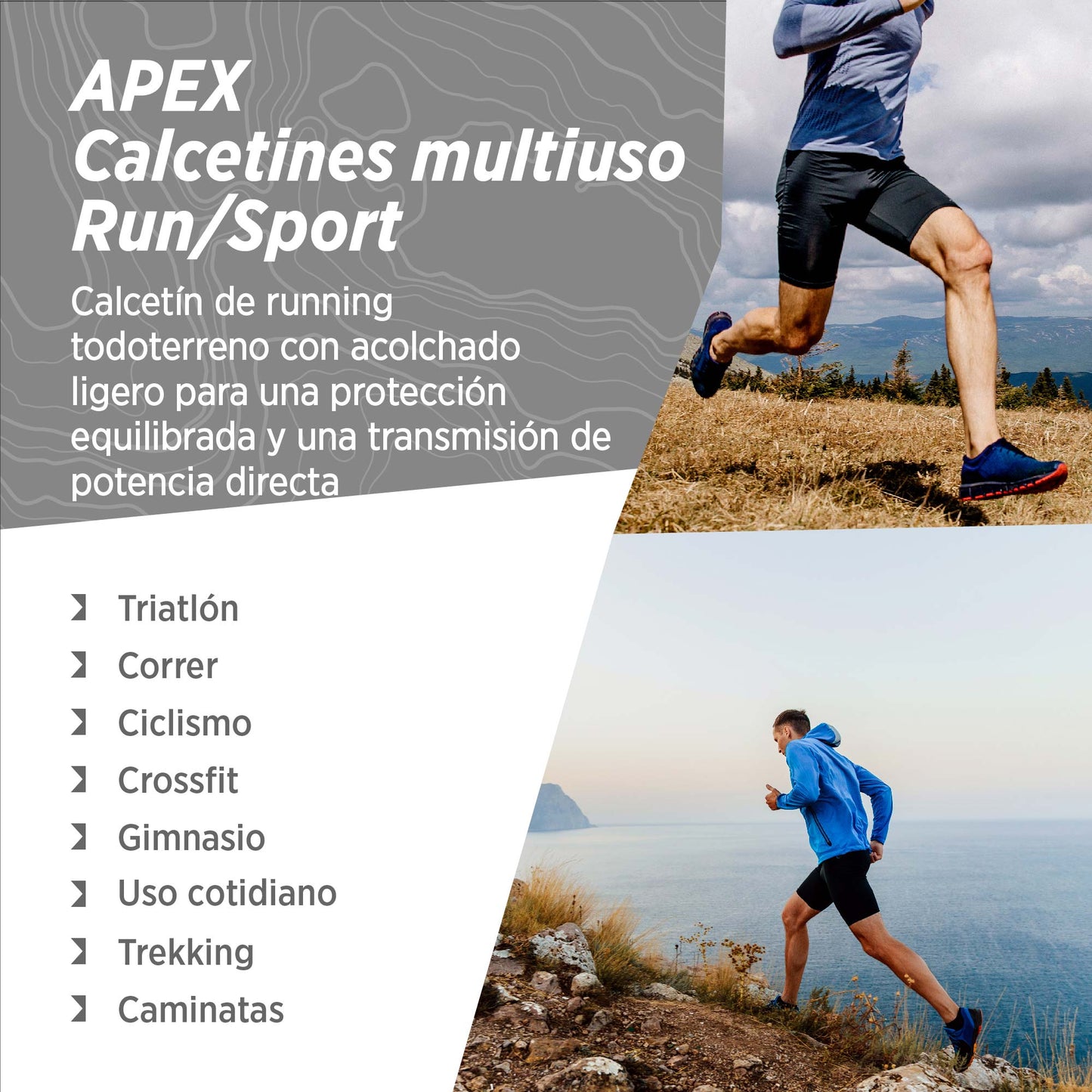 APEX RUN/BIKE Medias Tobilleras Térmicas