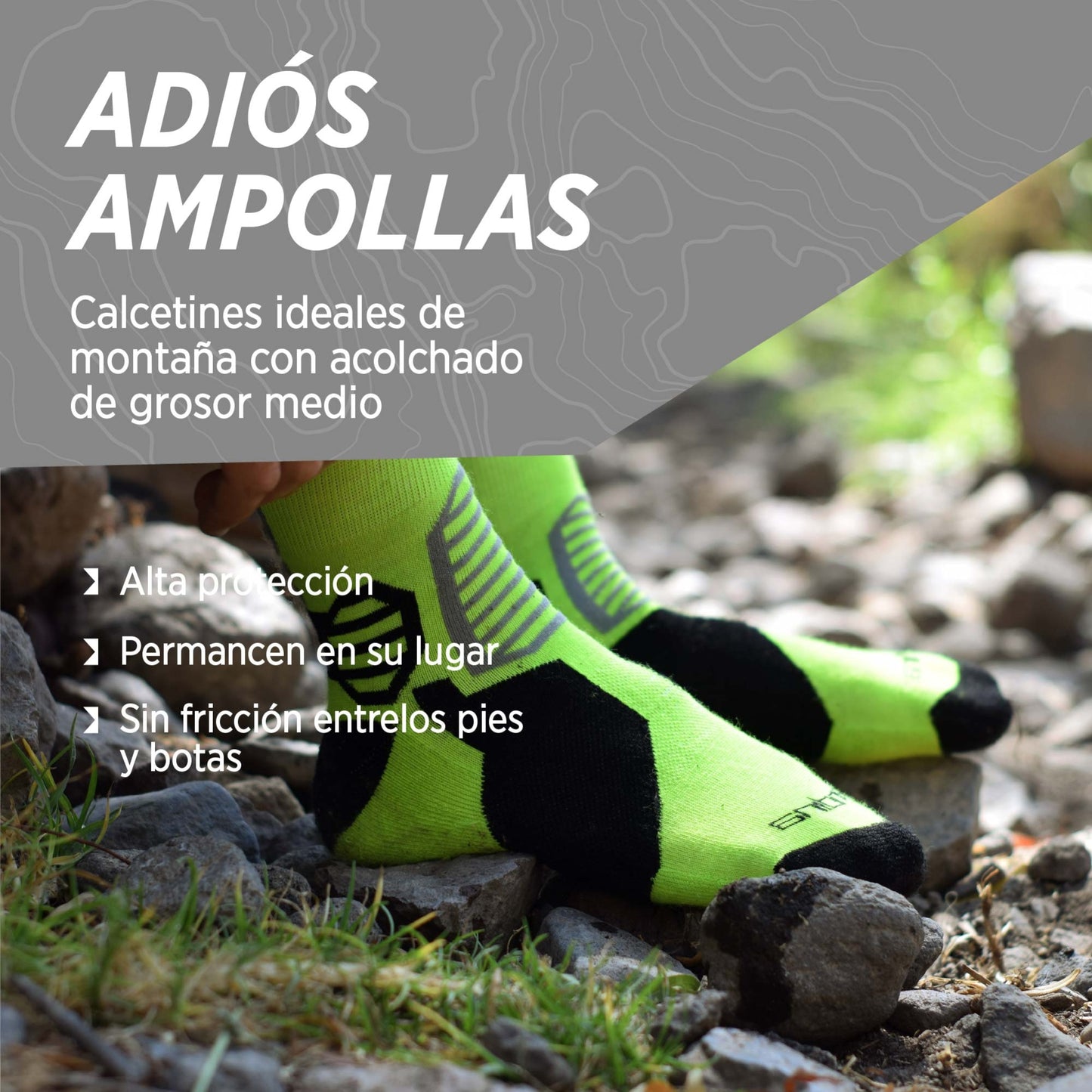 CAMINO Medias Térmicas Trekking, Outdoor & Sports