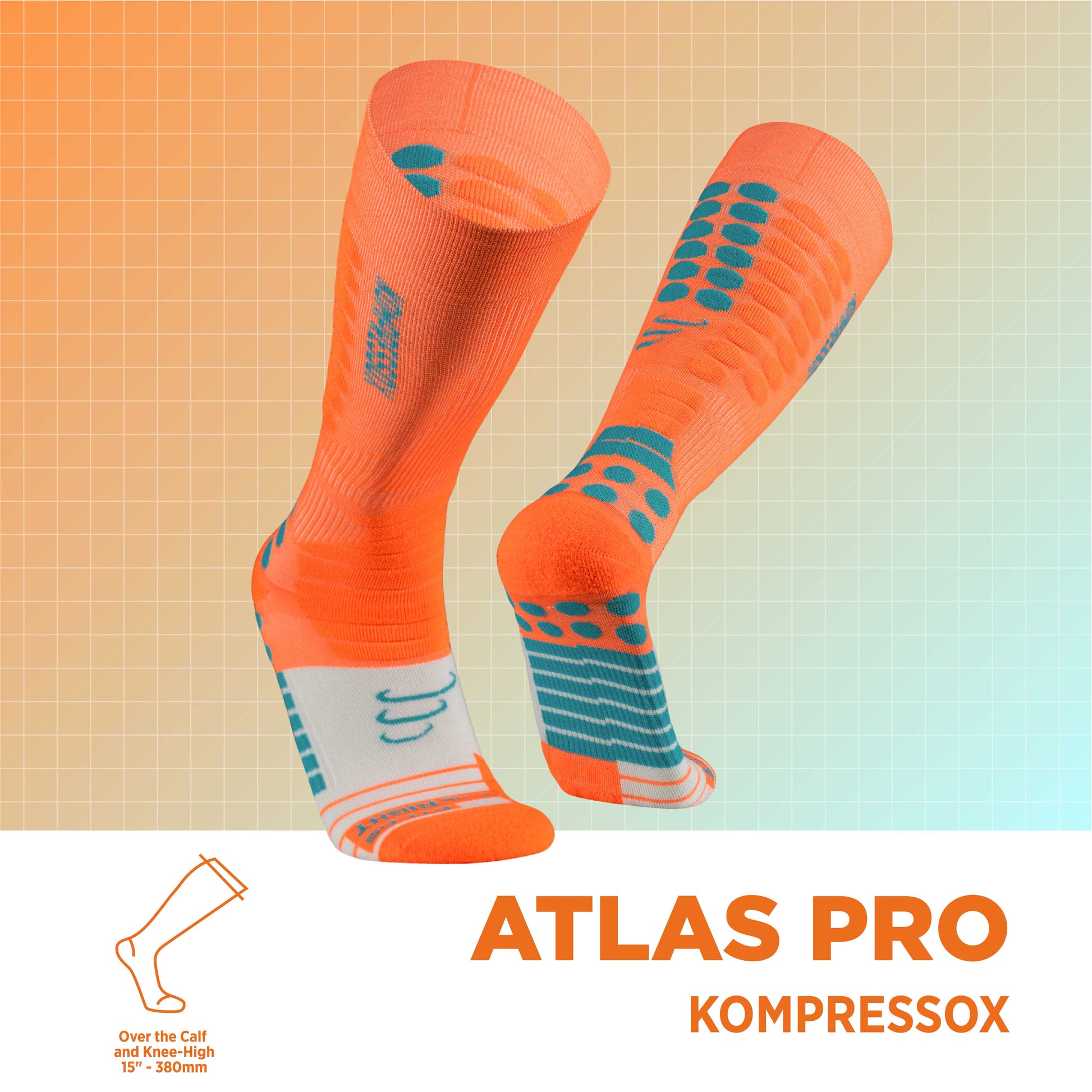 ATLAS PRO Medias largas de compresión 20-30 mmHg – Silvera NanoTech