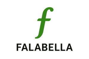 Create a realistic vector-style symbol of “Falabella,” using its recognizable green color and lowercase letter “f” logo. The design must look authentic, minimalist, and identical in concept to the real Falabella branding.

It must say FALABELLA